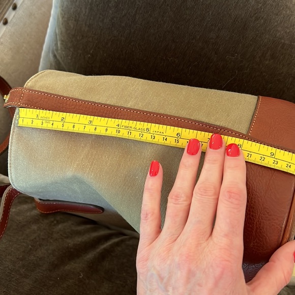 ๐๐HP๐พ๐พGhurka. The original and best. Khaki canvas/leather/brass bucket bag. - Picture 11 of 16